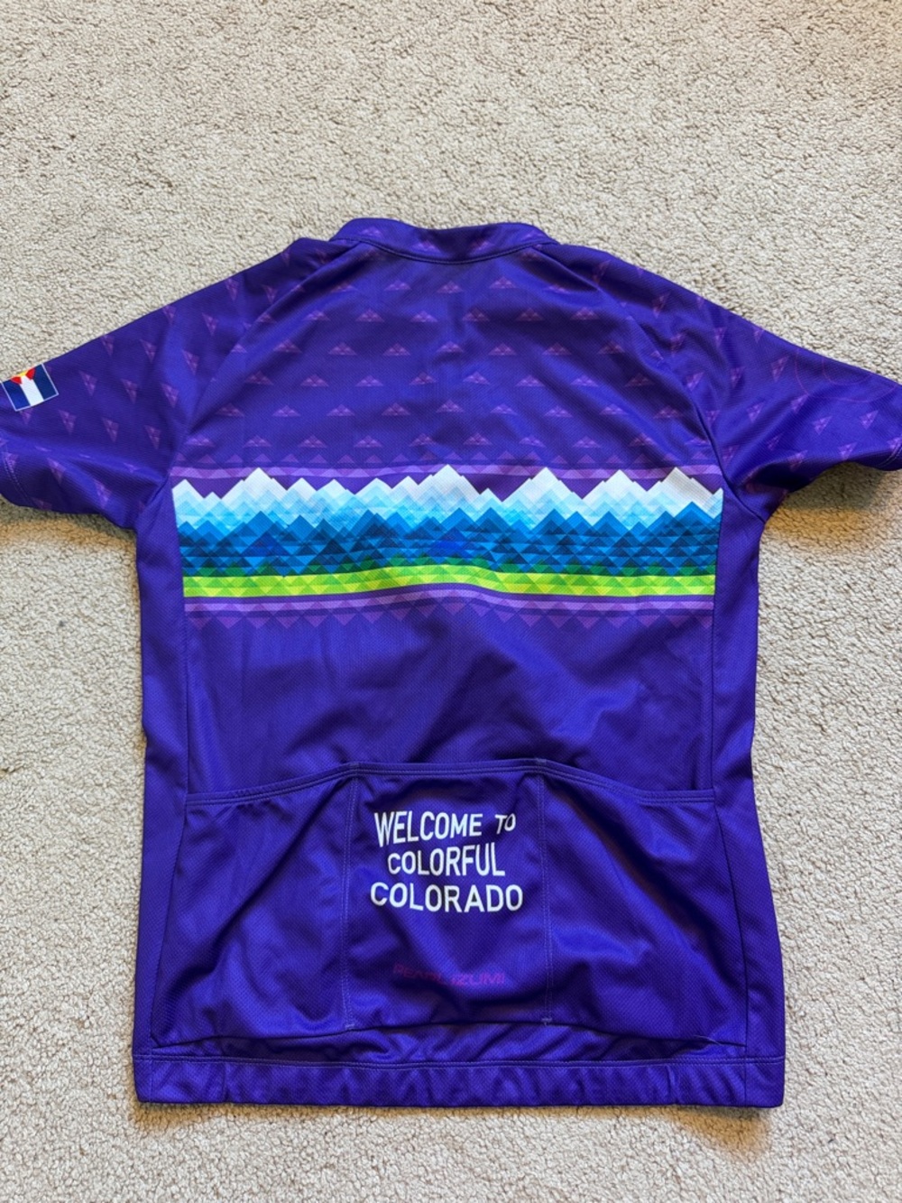 Pearl Izumi Colorado Women’s Purple Cycling Jersey - Picture 2 of 2